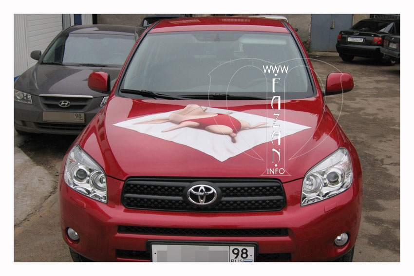 Аэрография автомобиля Toyota RAV 4. Фото 16.