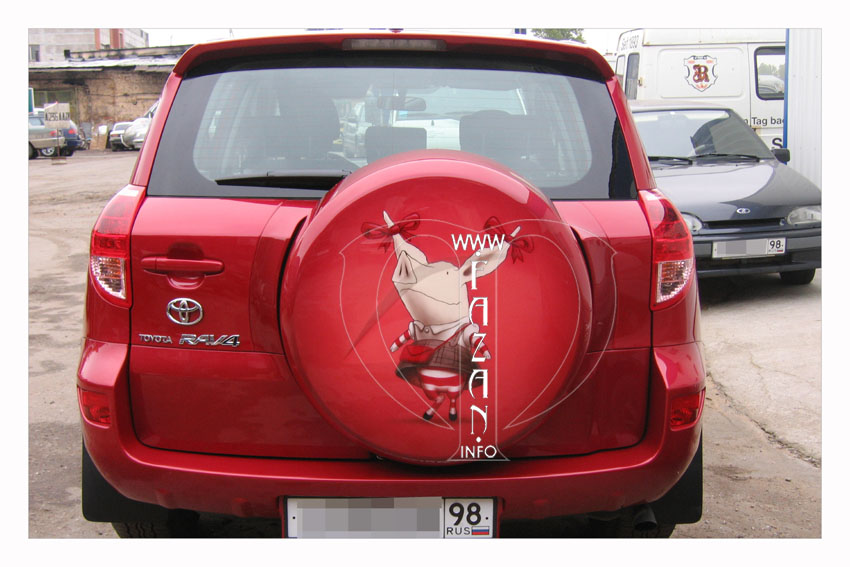 Аэрография автомобиля Toyota RAV 4. Фото 07.